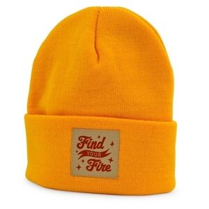 Find Your Fire Yellow Beanie Hat